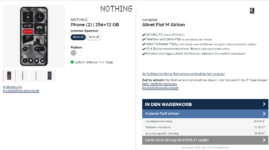Nothing Phone + Libratone ONE Style Portable Bluetooth Speaker + congstar Allnet Flat M GB LTE