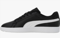 PUMA Unisex Adults Fashion Shoes SMASH L Trainers Sneakers PUMA BLACK PUMA WHITE Amazon de Fashion