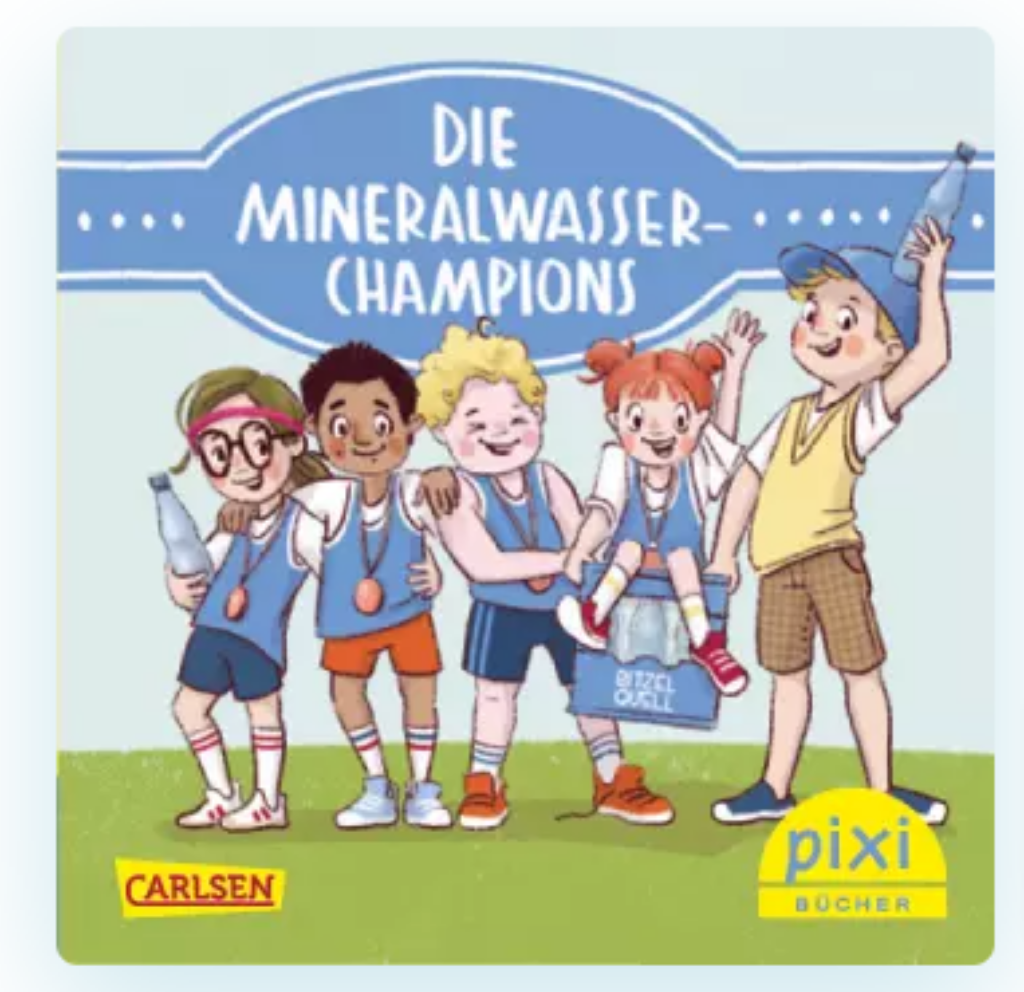 Pixi Buch „Die Mineralwasser Champions“ Informationszentrale Deutsches Mineralwasser