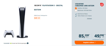 Sony Playstation Digital Edition + GigaZuhause CableMax