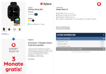XPlora XPlay Nano SIM Kinder Smartwatch + Vodafone SmartTech GB LTE