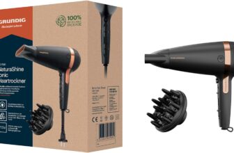 GRUNDIG Naturashine HD 7081 Haartrockner mit Ionic-Funktion für 21,24 € inkl. Prime-Versand (statt 34,00 €)