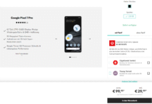 Google Pixel Pro + Vodafone Smart Entry GB G