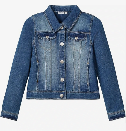 NAME IT girl Jeansjacke Langarm für 14,99 € inkl. Prime-Versand (statt 22,44 €)