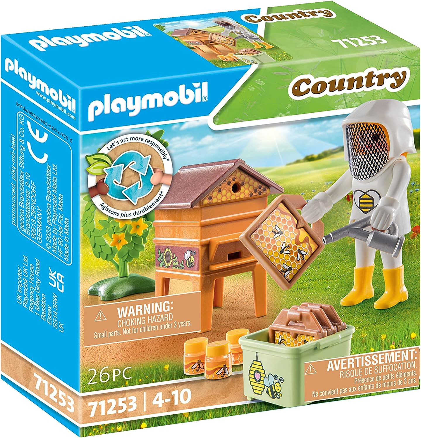 PLAYMOBIL Country Imkerin mit Bienenstock Playmobil Country Imkerin Mit Bienenstock