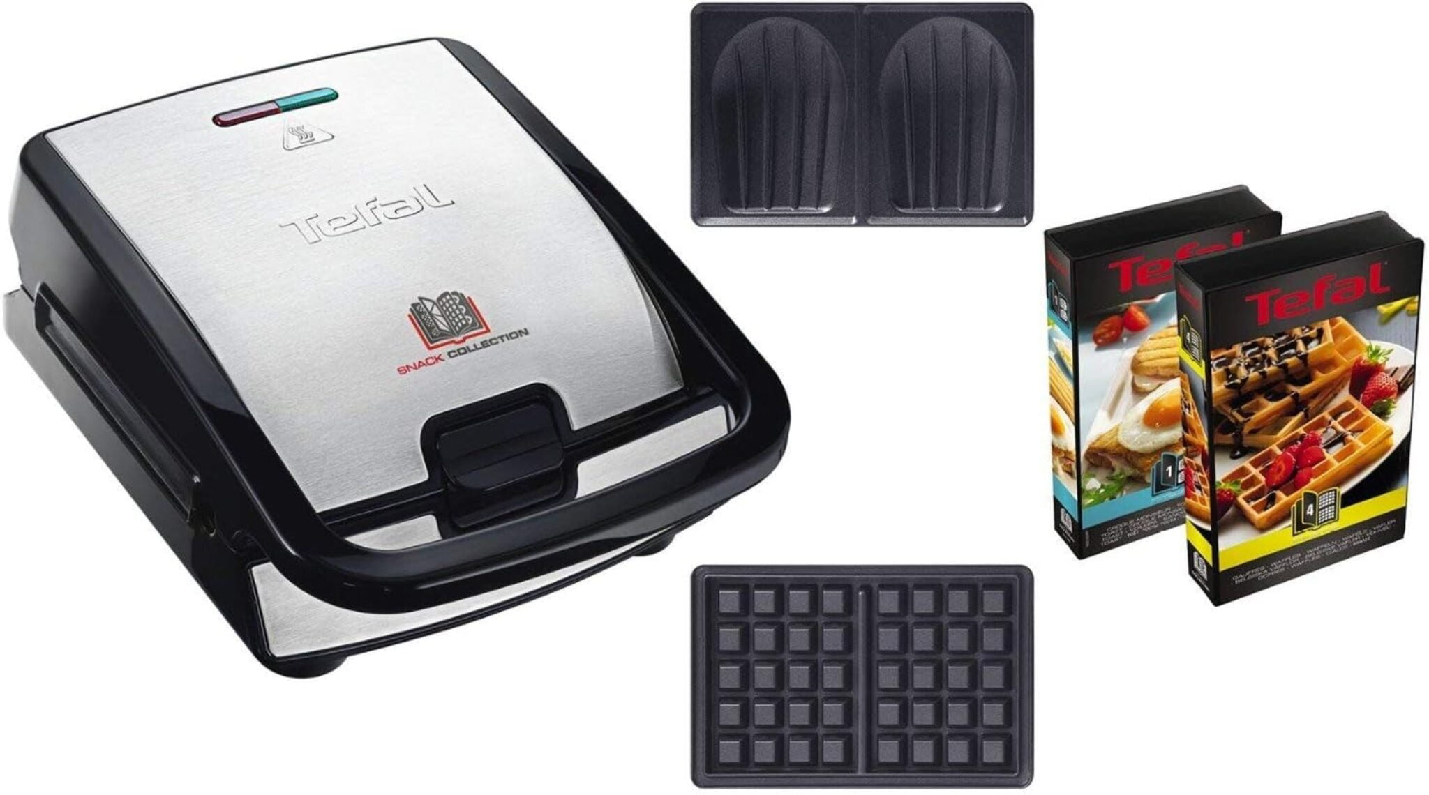 Tefal SW853D Snack Collection -Waffeleisen und Sandwiches - für 68,39 ...