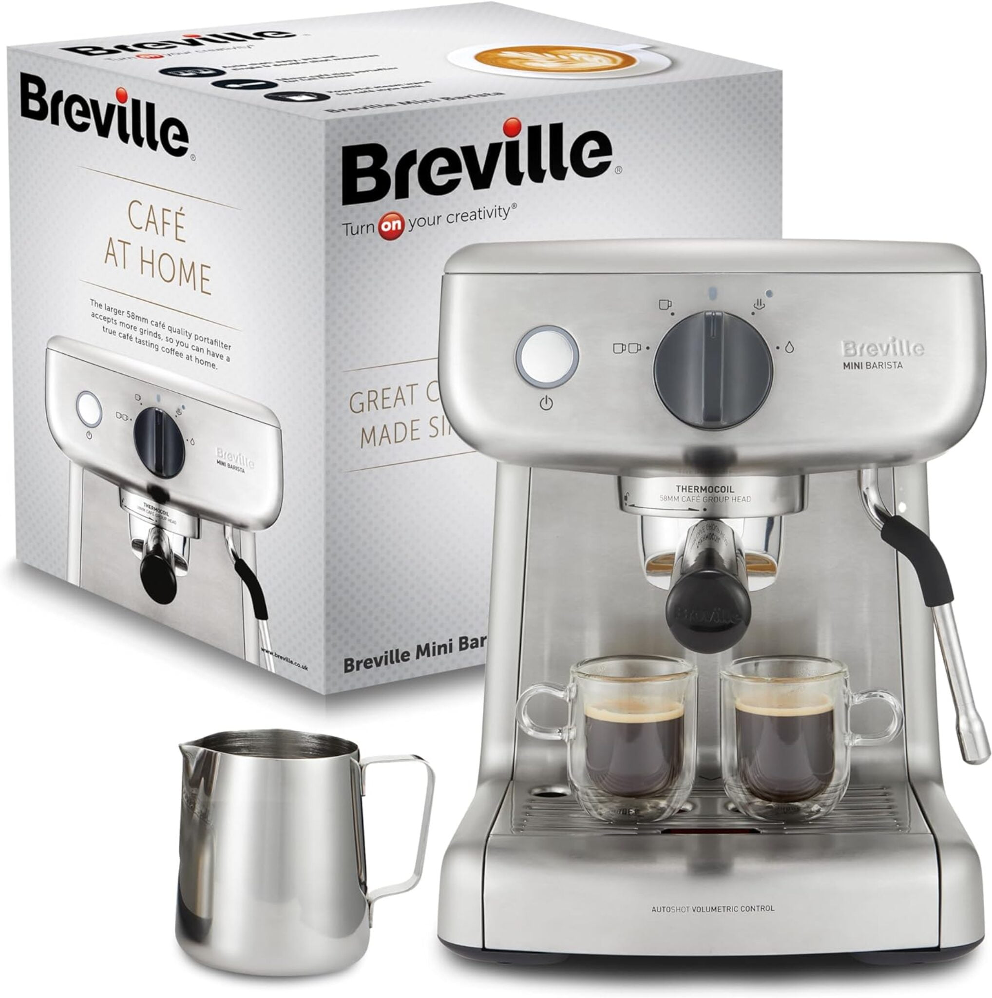 breville barista mini siebträgermaschine espressomaschine