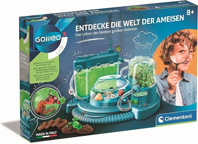 Clementoni Galileo Lab Entdecke die Welt der Ameisen – Experimentierkasten für 9,99 € inkl. Prime-Versand (statt 24,99 €)