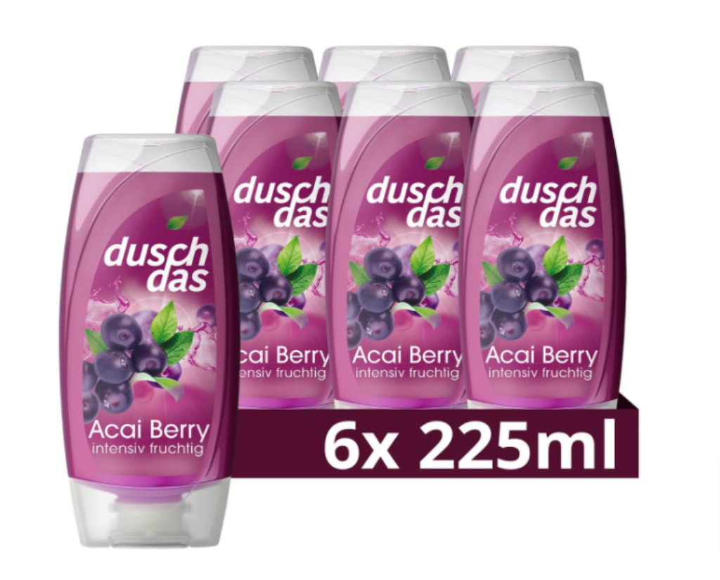 Duschdas Duschgel Limette Minze – Nachfüllbeutel 500 Ml, 5er Pack, Erfrischend & PH-hautneutral