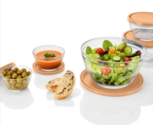 ERNESTO® Schalenset Glas Stück Ernesto® Schalenset Glas Stück