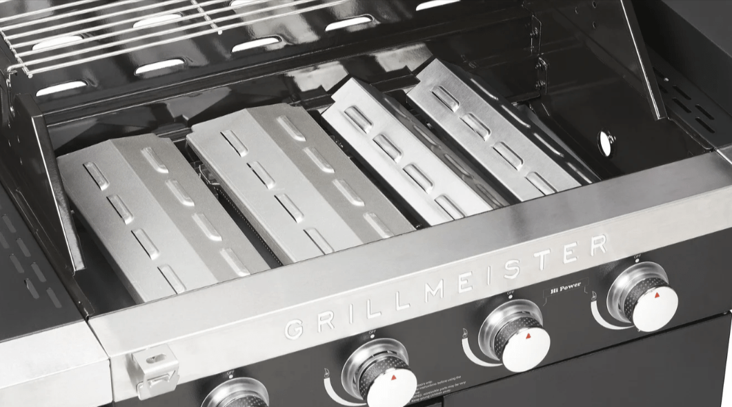 Grillmeister Gasgrill 4 Plus 1 Brenner 🍖🔥GRILLMEISTER 4plus1 Gasgrill bis 800° für 309,30 € inkl. Versand