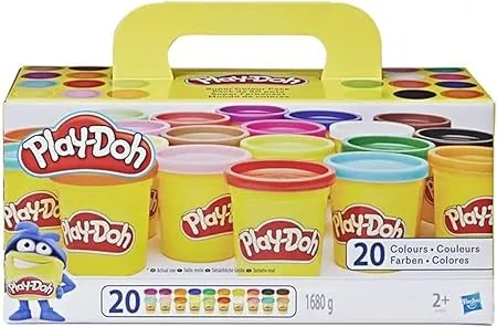 Hasbro Play-Doh A7924EUC Super Farbenset 20er Pack Knete für 10,99 € inkl. Prime-Versand