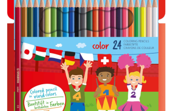 24er Pack STABILO color Buntstifte mit 24 verschiedenen Farben inklusive 4 Neonfarben