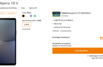 Sony Xperia V + freenet Telefonica green LTE GB