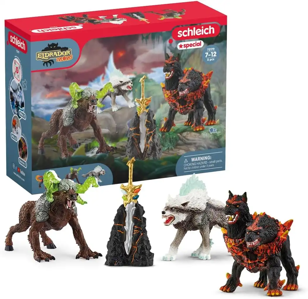 Schleich ELDRADOR CREATURES 72179 Monster Actionfiguren Set (4-Teiliges
