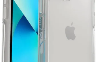 OtterBox Symmetry Clear Hülle für iPhone 13/12 mini (Militärstandard, antimikrobiell, Transparent)