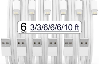 Apple MFi Zertifiziertes iPhone Ladekabel 6er Pack für nur 7,90 € inkl. Prime-Versand 15,98 €