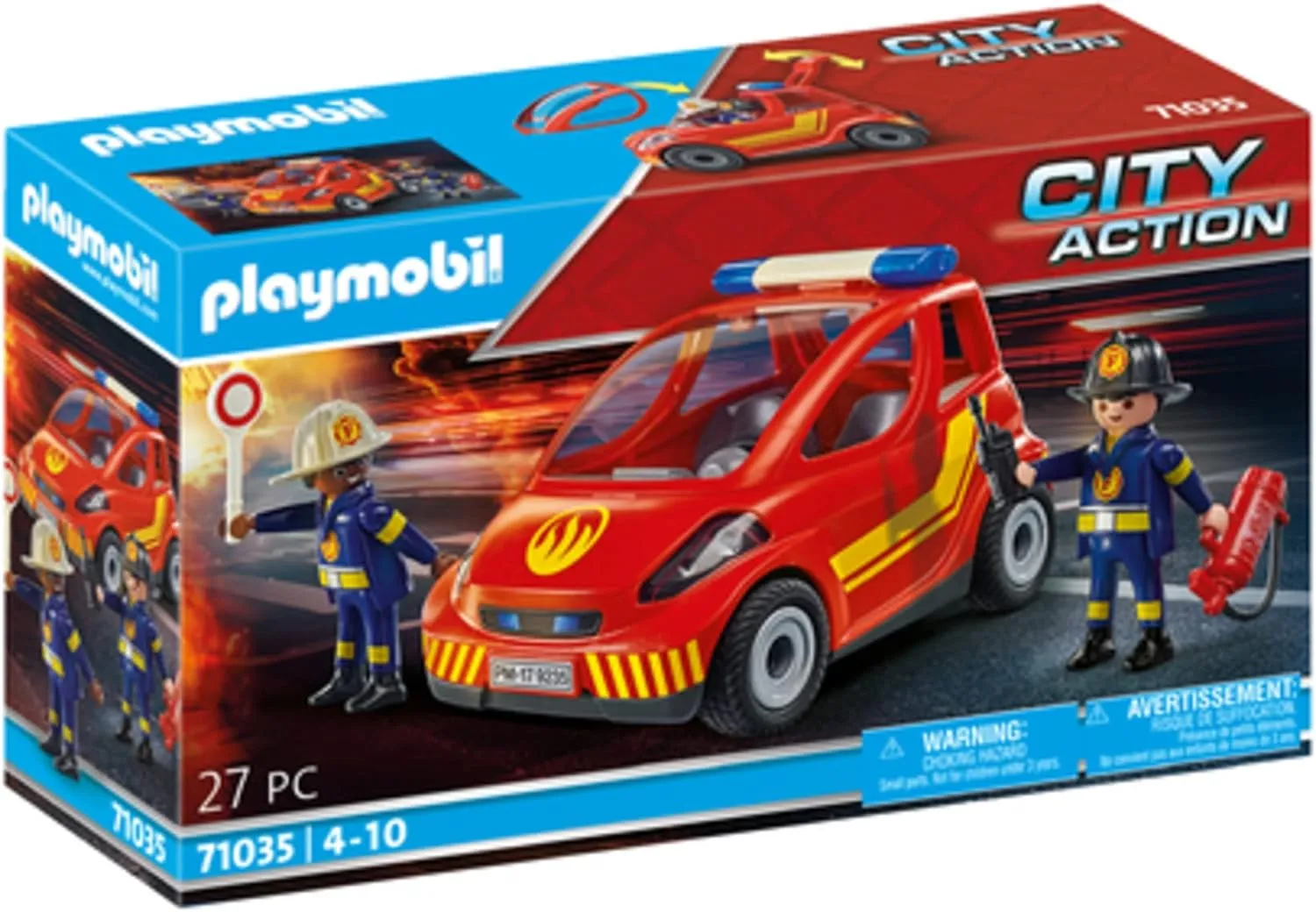 PLAYMOBIL City Action (71035) Feuerwehr Kleinwagen für 11,94 € inkl. Prime-Versand (statt 14,94 €)