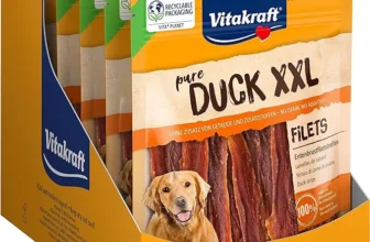 Gesunder Hundesnack 🐶 Vitakraft Entenbrustfiletstreifen XXL 6er Pack (6 x 250g)