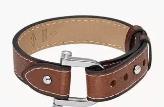 Fossil Heritage D-Link Lederarmband in Mittelbraun für 21,45 € inkl. Versand statt 50,90 €