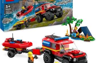 LEGO 60412 City Feuerwehrgeländewagen mit Rettungsboot für 17,99 € inkl. Prime-Versand