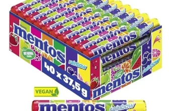 Mentos Rainbow Kaudragees (40 Rollen) ab 15,99 € inkl. Prime-Versand