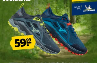 Mizuno Wave Mujin 8 Michelin Trail Herren Laufschuhe in 2 Farben, Gr. 40,5 bis 46,5 ab 55,78 € inkl. Versand