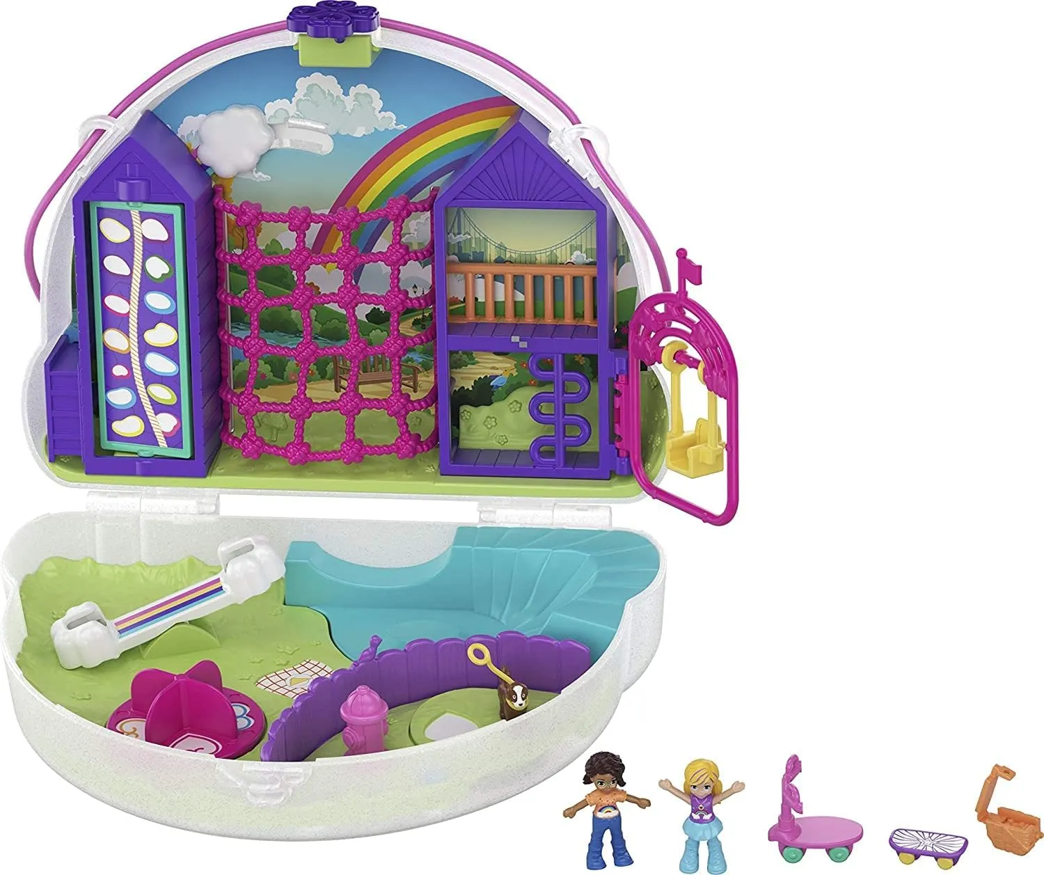 Polly Pocket GKJ65 – Regenbogen-Tasche für 12,89 € inkl. Prime-Versand (statt 17,00 €)