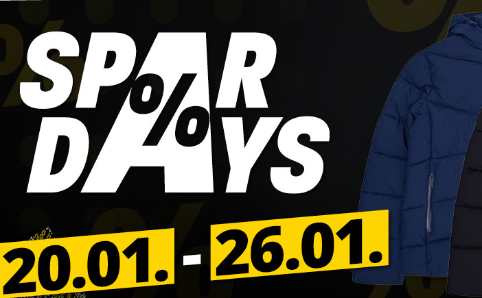 SportSpar Spardays mit Angeboten mit bis zu 96 % Rabatt (ggü. UVP)