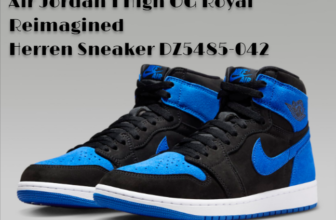 Nike Air Jordan 1 High OG Royal Reimagined Herren Sneaker DZ5485-042 (Gr. 35,5 bis 52,5) für 106,39 € inkl. Versand