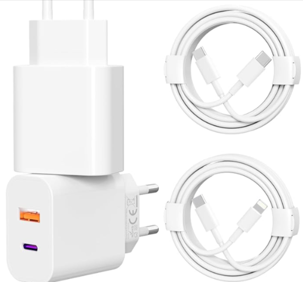 30W 2er Set USB-C Ladegeräte inkl. Ladekabel für 9,99€ inkl. Prime-Versand (statt 19€)
