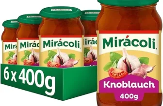 MIRÁCOLI Pasta Sauce Knoblauch 6 Gläser (6 x 400g) ab 9,89 € inkl. Prime-Versand