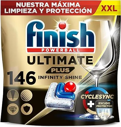 Finish Ultimate Plus Infinity Shine Spülmaschinentabs 146 Caps ab 22,31 € inkl. Prime-Versand