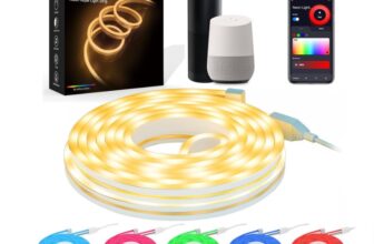 Ligency Farbwechsel Neon Led Strip – 5M – Kompatibel mit Alexa Google Assistant für 21,99 € inkl. Prime-Versand (statt 37,99 €)