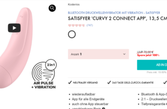 Satisfyer Curvy 2 Connect App Bluetooth Druckwellenvibrator