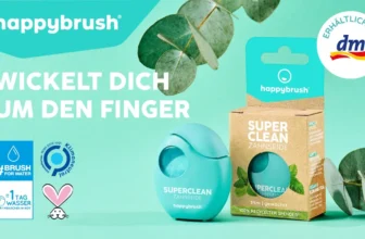 Cashback auf happybrush SuperClean Zahnseide