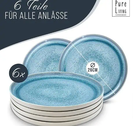 6x Steingut Teller Set aus der Ibiza Serie für 24,95€ (Prime)