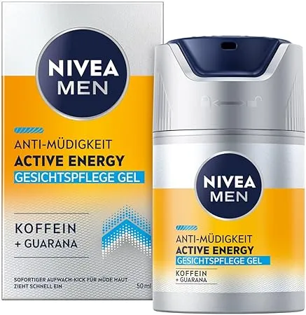 NIVEA MEN Active Energy Gesichtspflege Gel (50ml) ab 5,43 € inkl. Prime-Versand