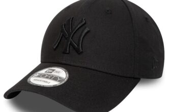 New York Yankees 39thirty Flexfit Cap in schwarz mit Teamlogo