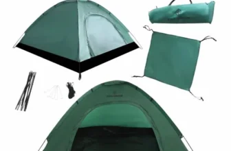KIRKJUBØUR Vindr Camping-Zelt (grün) für je 30,94 € inkl. Versand