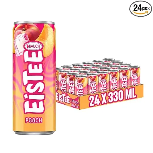 Rauch Eistee Peach 12er Pack (12x330ml Dosen) für 7,77 € inkl. Prime-Versand (statt 10,68 €)