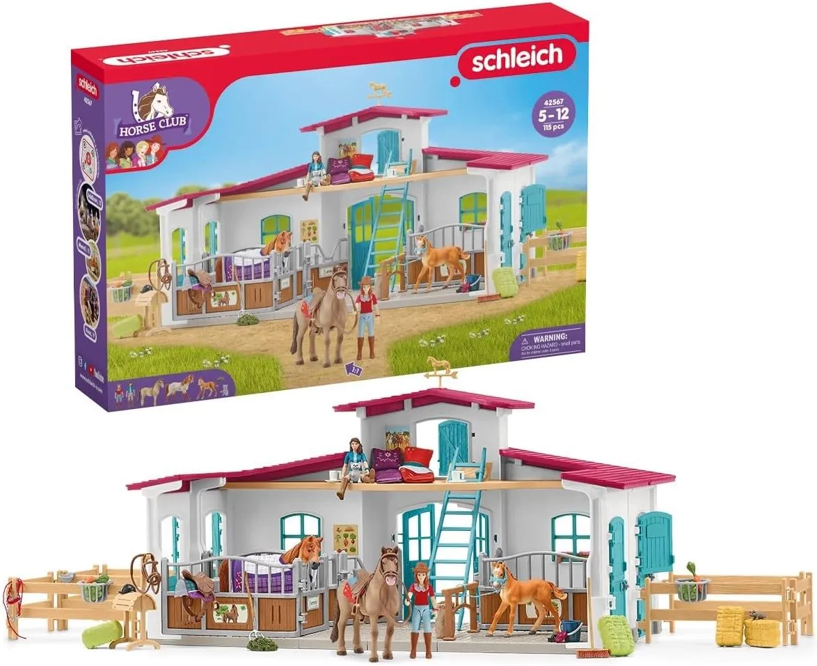 schleich 42567 HORSE CLUB Reiterhof (115 Teile Pferdestall Spielset) für 61,51 € inkl. Versand (statt 81,99 €)