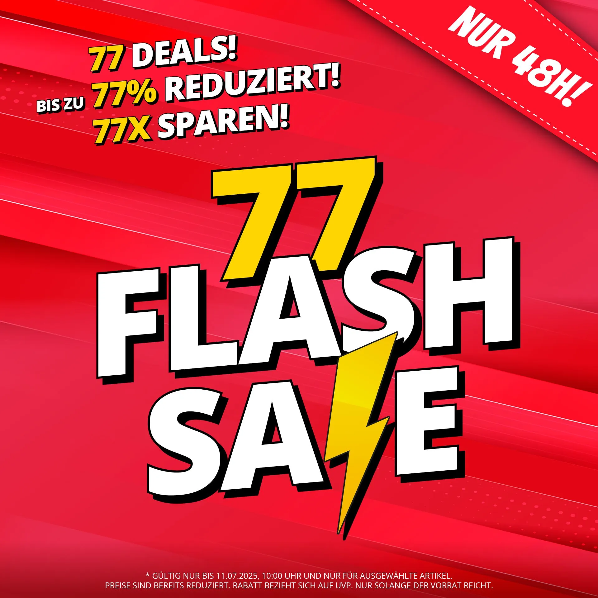SportSpar Flash Sale mit 77 stark reduzierten Produkten