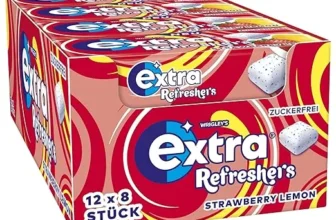 EXTRA REFRESHERS Strawberry Lemon 12er Pack (12×8 Stück) ab 7,62 € inkl. Prime-Versand