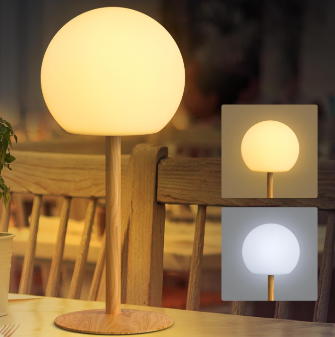 POWERBEAUTY Tischlampe Kabellos für 10,39 € inkl. Prime-Versand (statt 20,79 €)