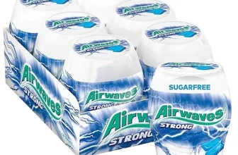 Luftaufnahme von Airwaves Kaugummi Strong zuckerfrei 6 Dosen im Angebot