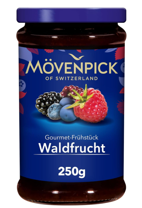Mövenpick Gourmet-Frühstück Waldfrucht, Fruchtaufstrich, 250 g ab 1,74 € inkl. Prime-Versand (statt 3,19 €)