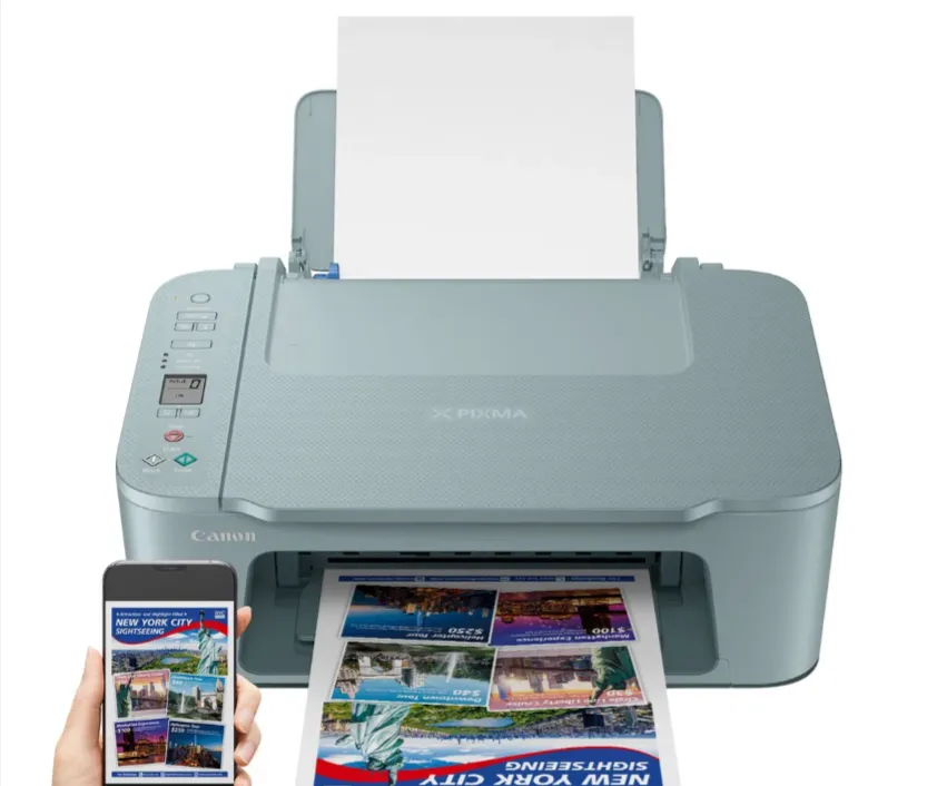 Günstiger Allround-Drucker: Canon PIXMA TS3750i für 38,90 € in 3 Farben statt 51€