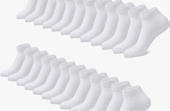 FALARY Sneaker Socken Herren & Damen bio Baumwolle 12 Paar ab 12,20 € inkl. Prime Versand (statt 20,00 €)