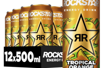 Rockstar Energy Drink Tropical Orange (12 x 500ml) für 9,44 € inkl. Prime Versand (statt 17,88 €)